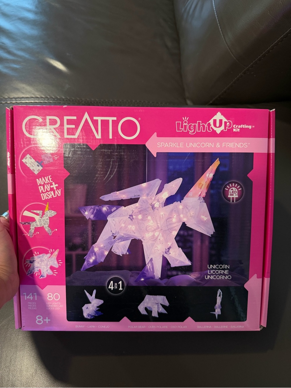 LightUp Sparkle Unicorn Craft Kit - Pink